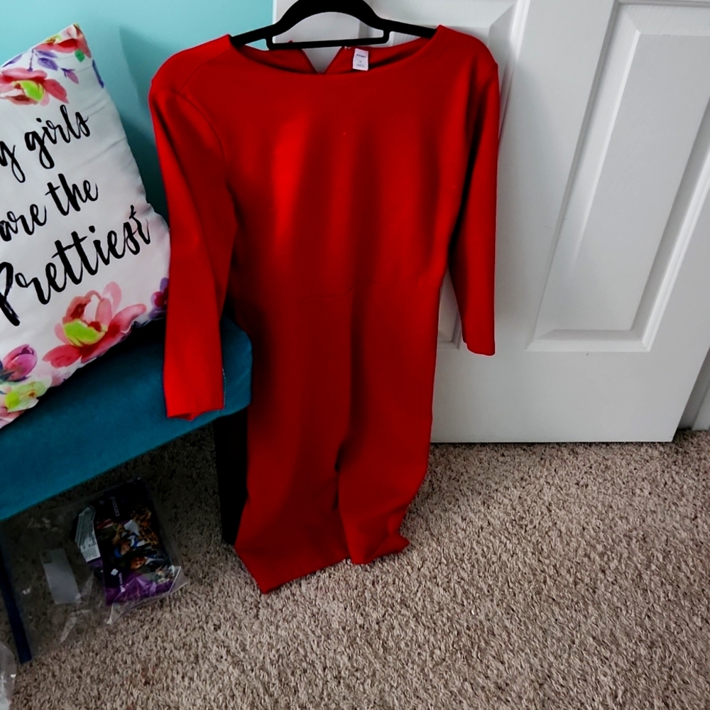 Medium red old navy dress